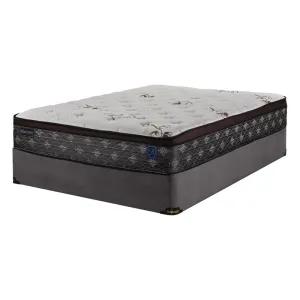 10" Organic Cotton Quilted Panel Mattress- Medium Soft- Model Brilliant Comfort