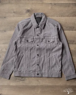 6221 Sashiko Type 3 Jacket - Grey x Black
