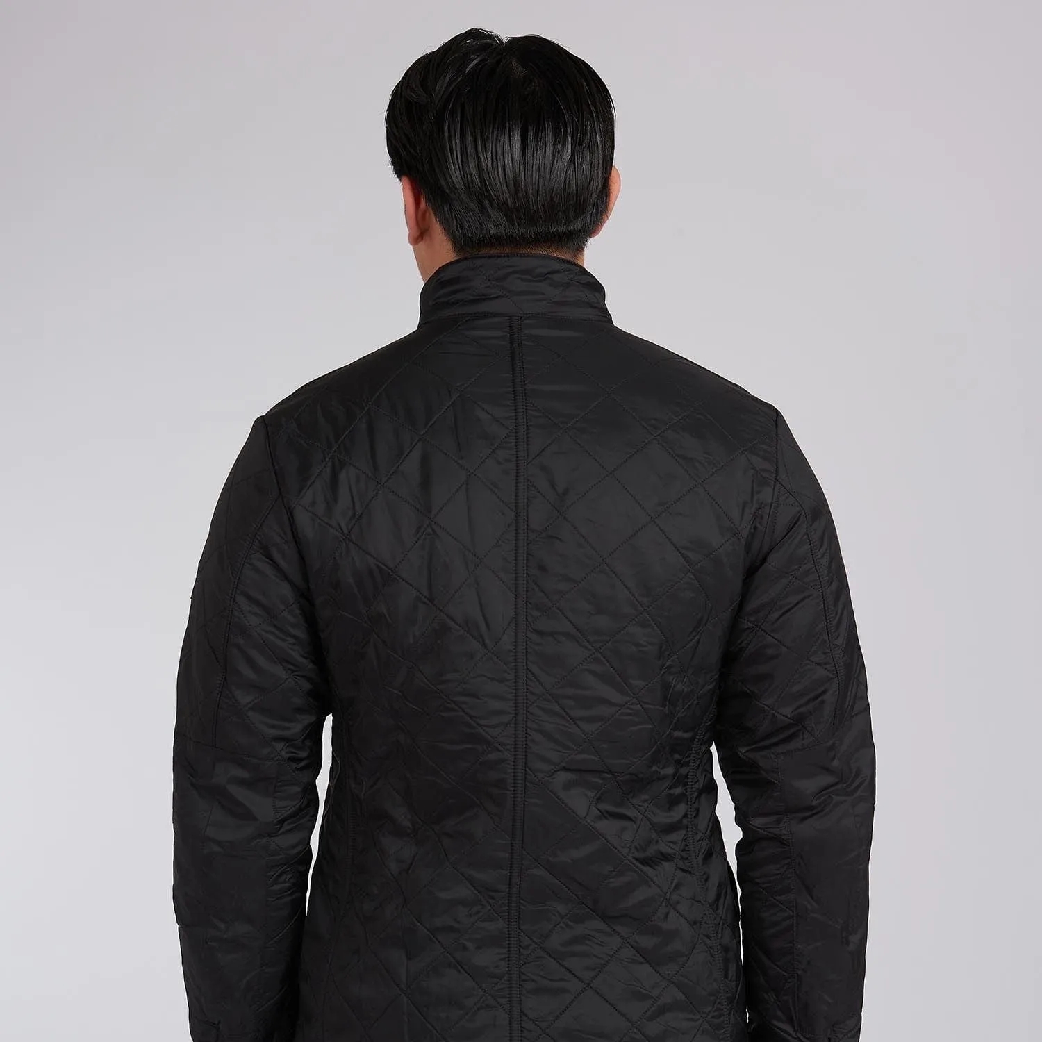 Barbour International Ariel Polarquilt Jacket in Black