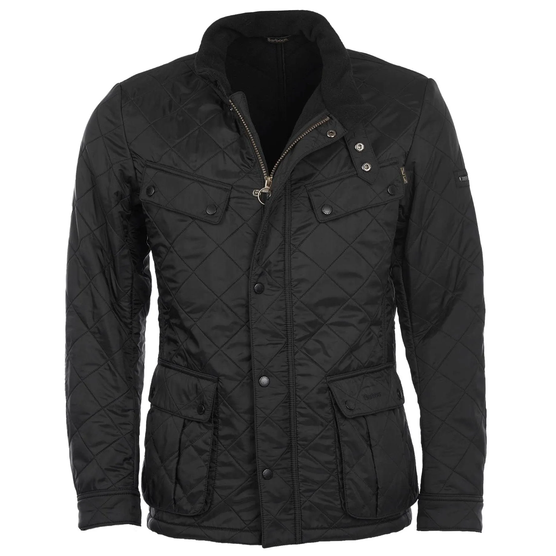 Barbour International Ariel Polarquilt Jacket in Black