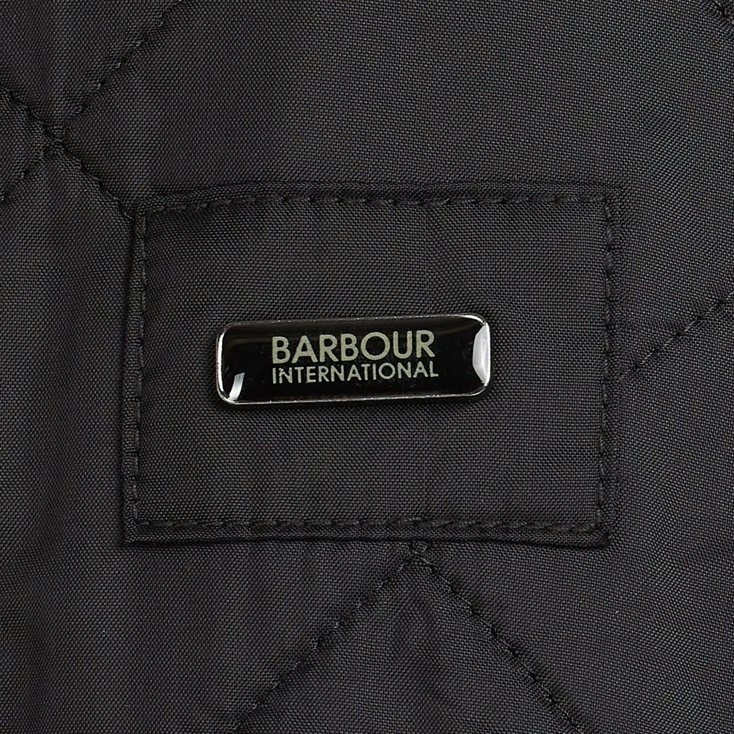 Barbour International Ariel Polarquilt Jacket in Black