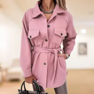 Belted Shirt Jacket