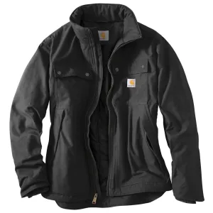Carhartt Men's Black Quick Duck Jefferson Traditional Jacket