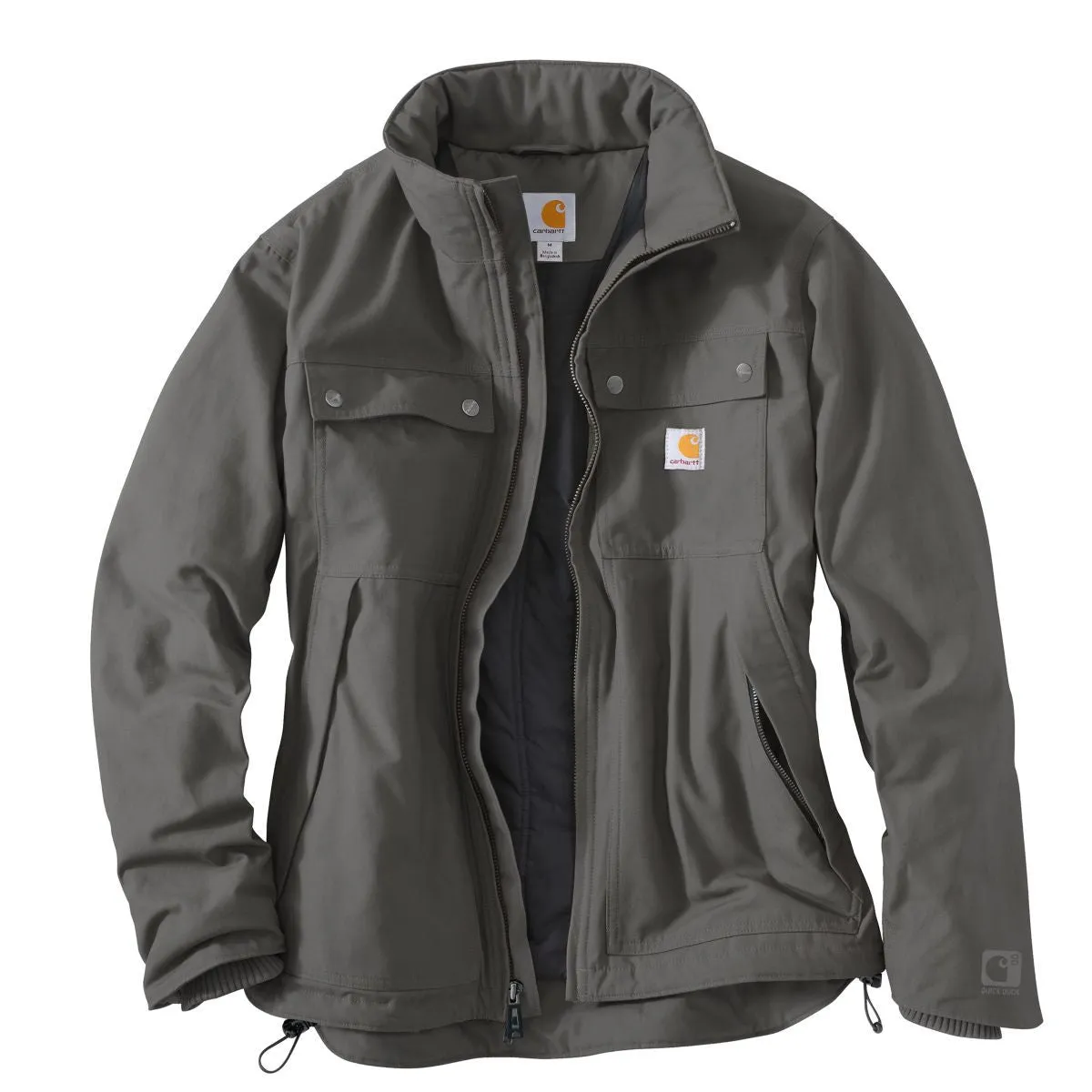 Carhartt Men's Charcoal Quick Duck Jefferson Traditional Jacket