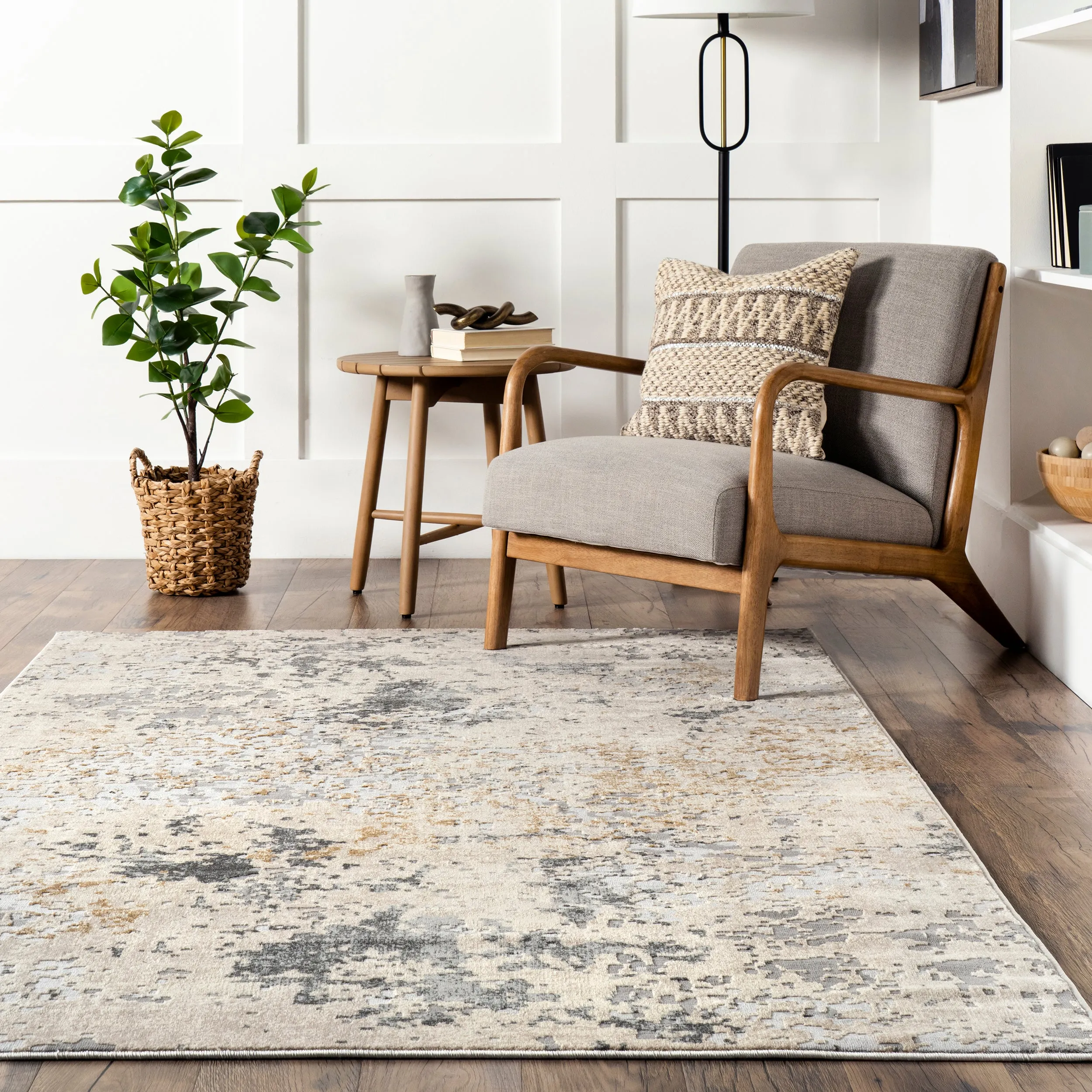 Chastin Modern Abstract Area Rug