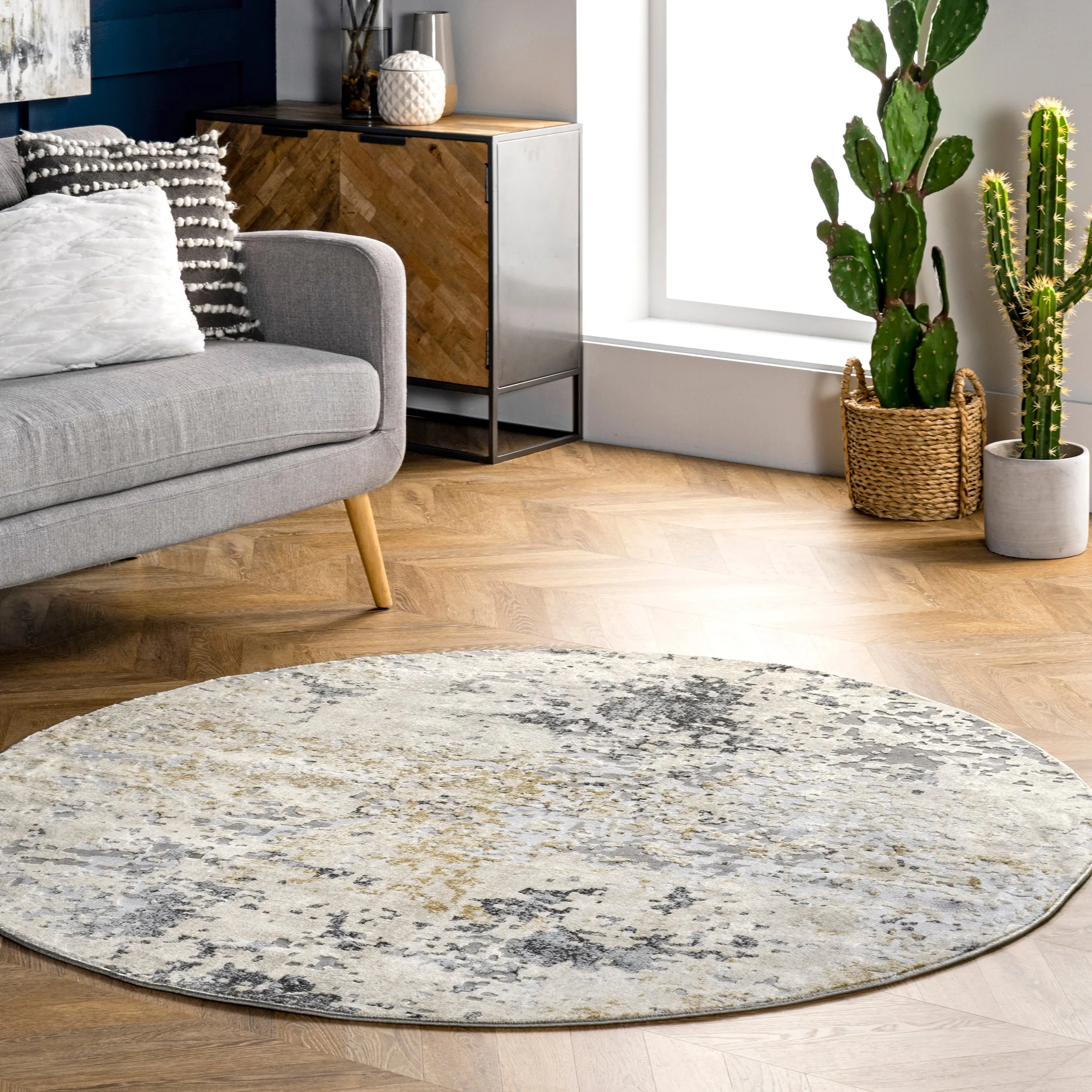 Chastin Modern Abstract Area Rug