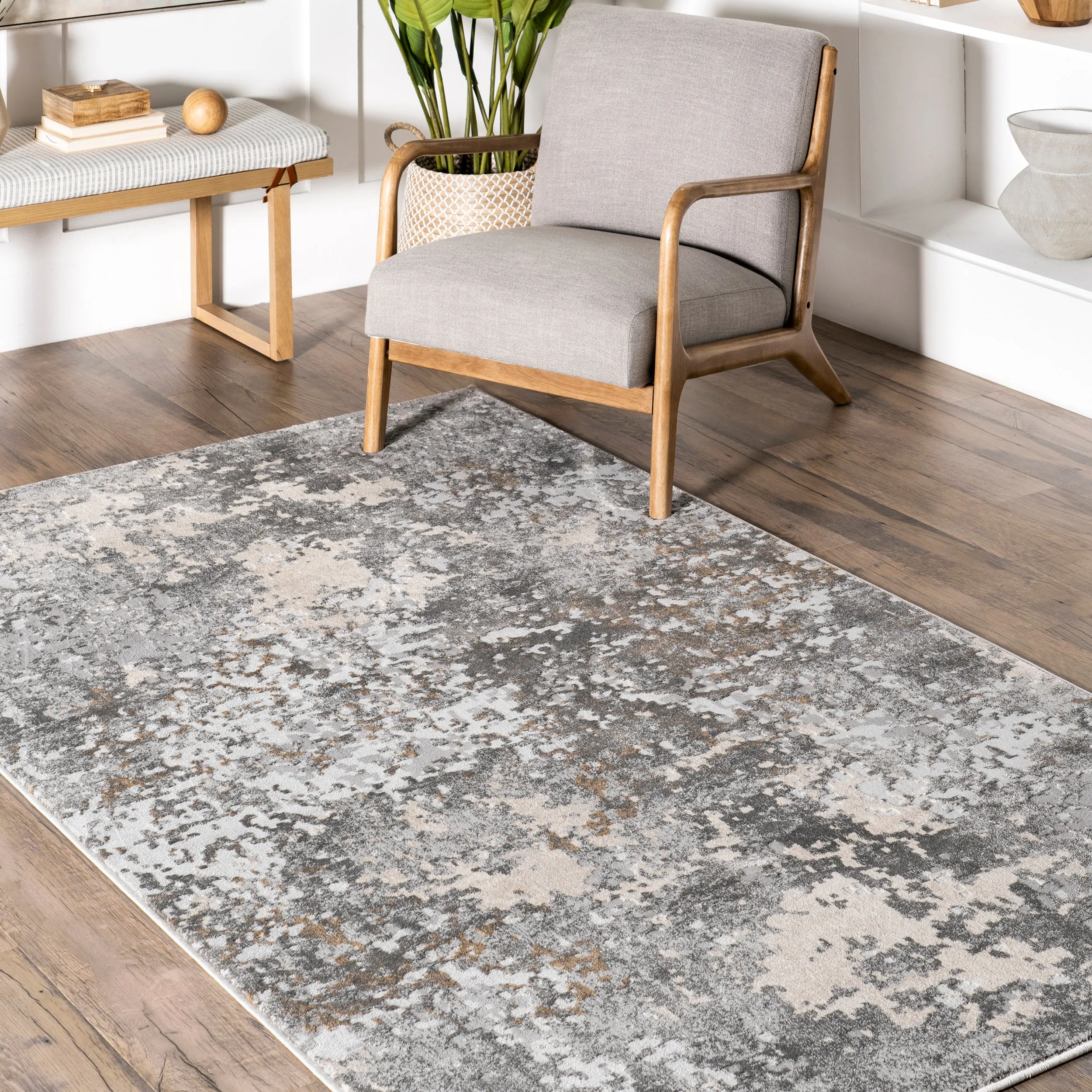 Chastin Modern Abstract Area Rug