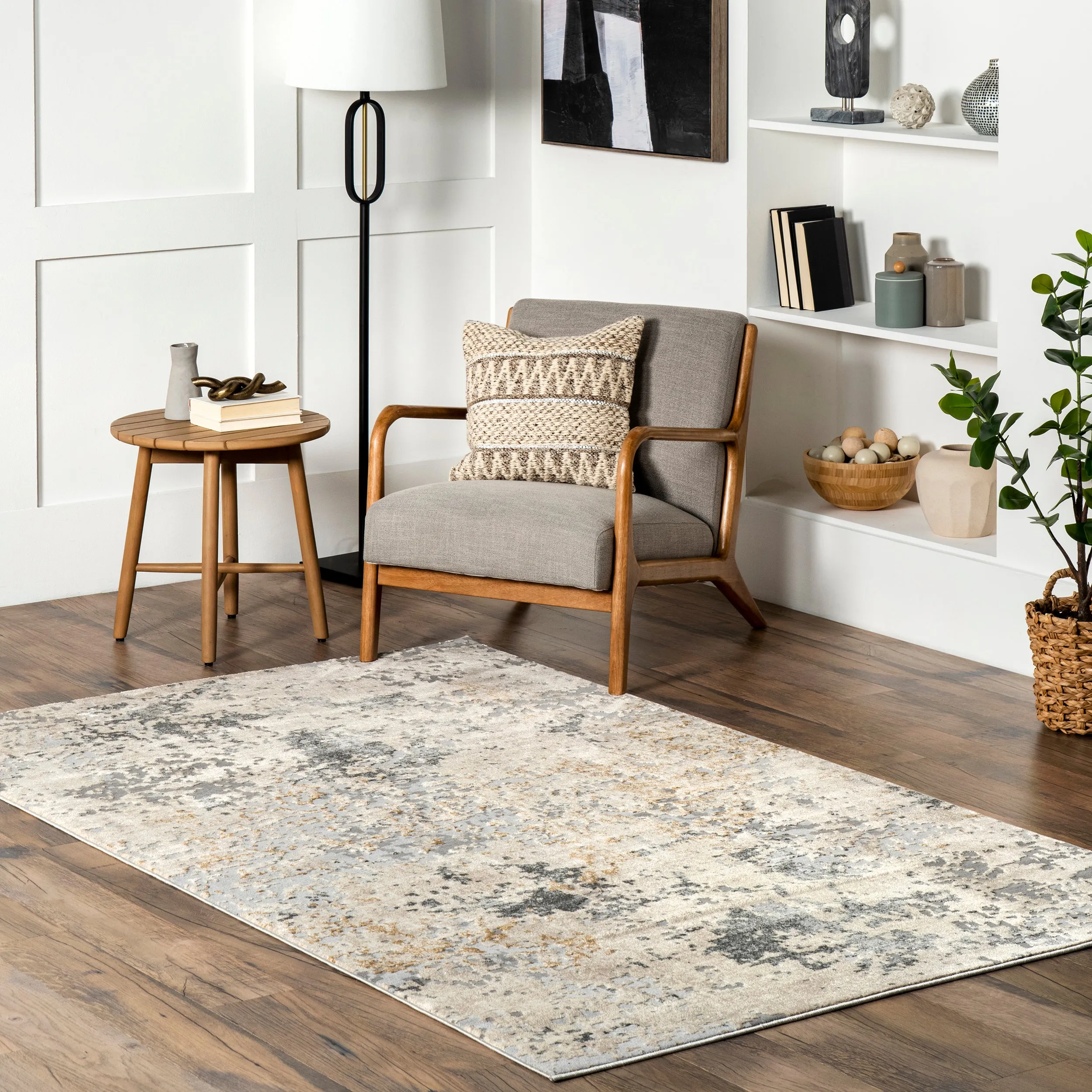 Chastin Modern Abstract Area Rug