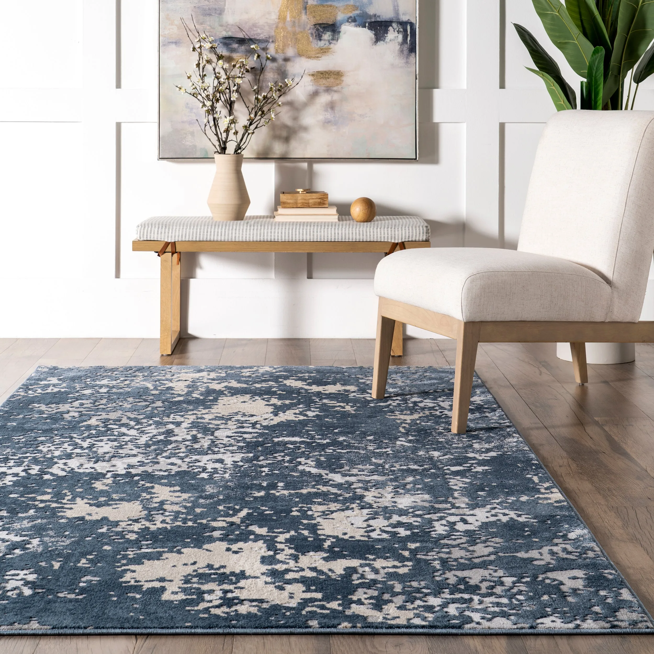 Chastin Modern Abstract Area Rug