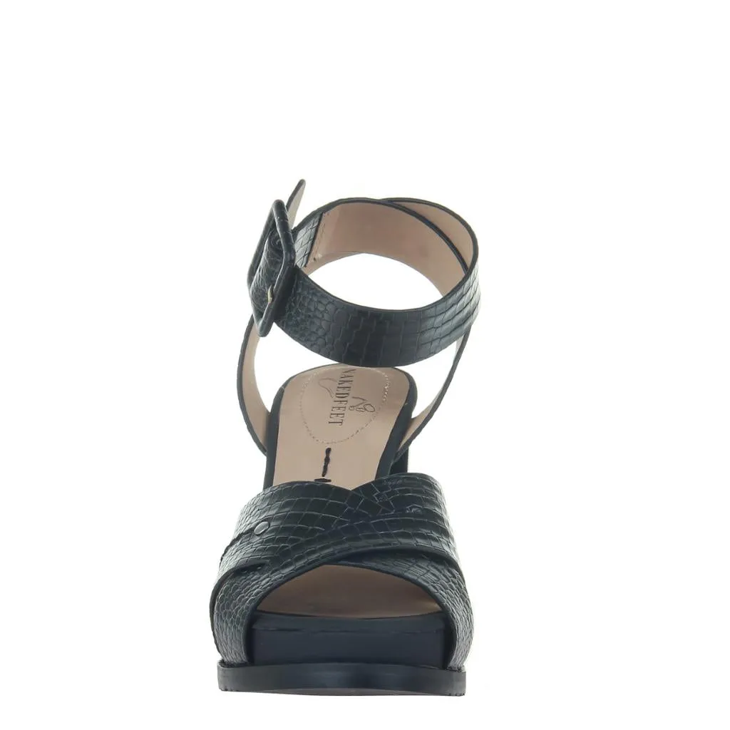 CIRO in BLACK Heeled Sandals