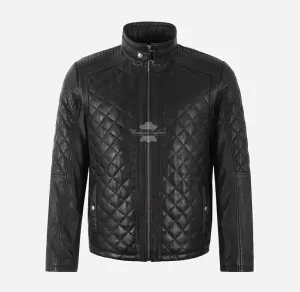 Cotswold Men Quilted Jacket Black Diamond Quilted Fashion Jacket