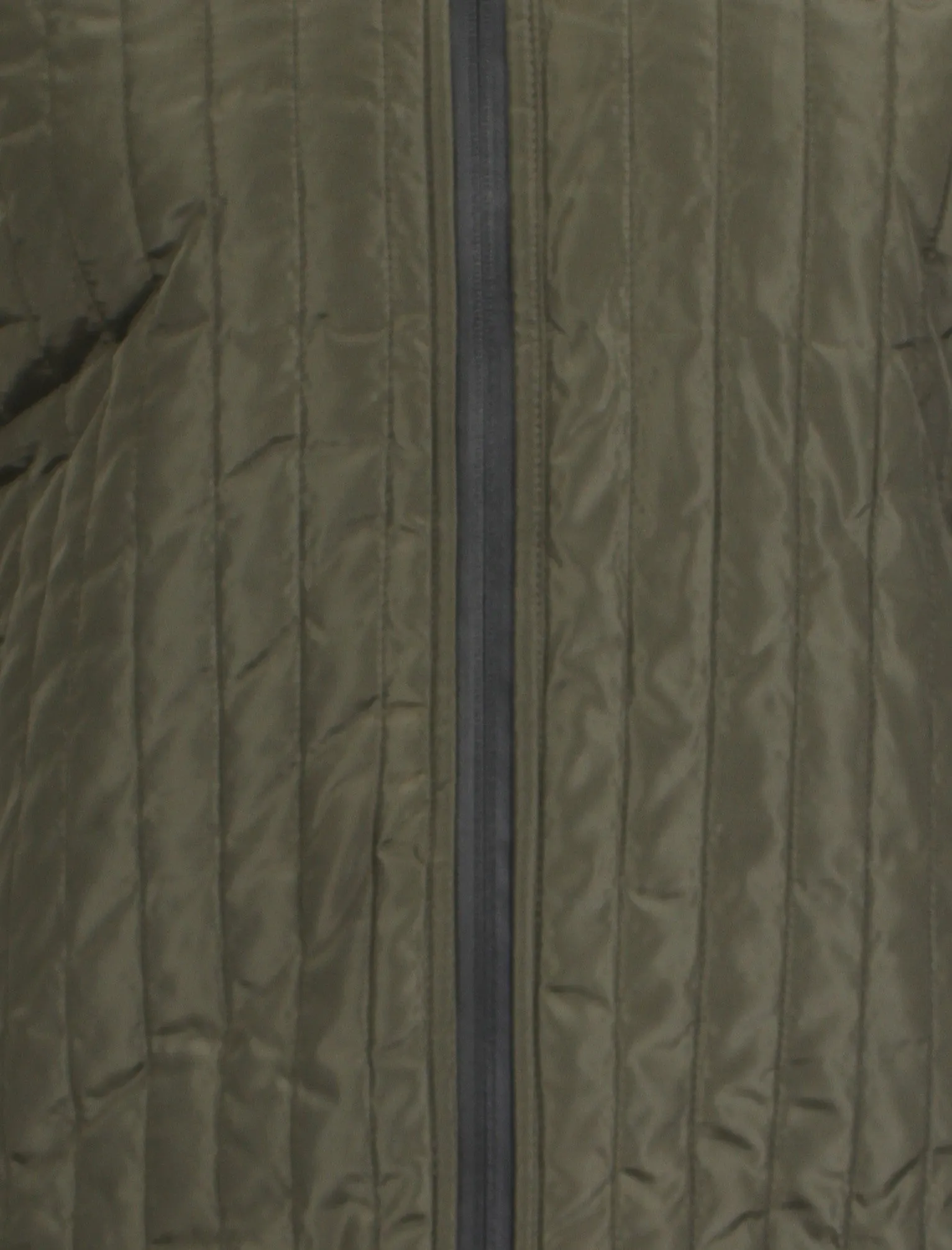 Dissident quilted Peveril khaki bomber jacket