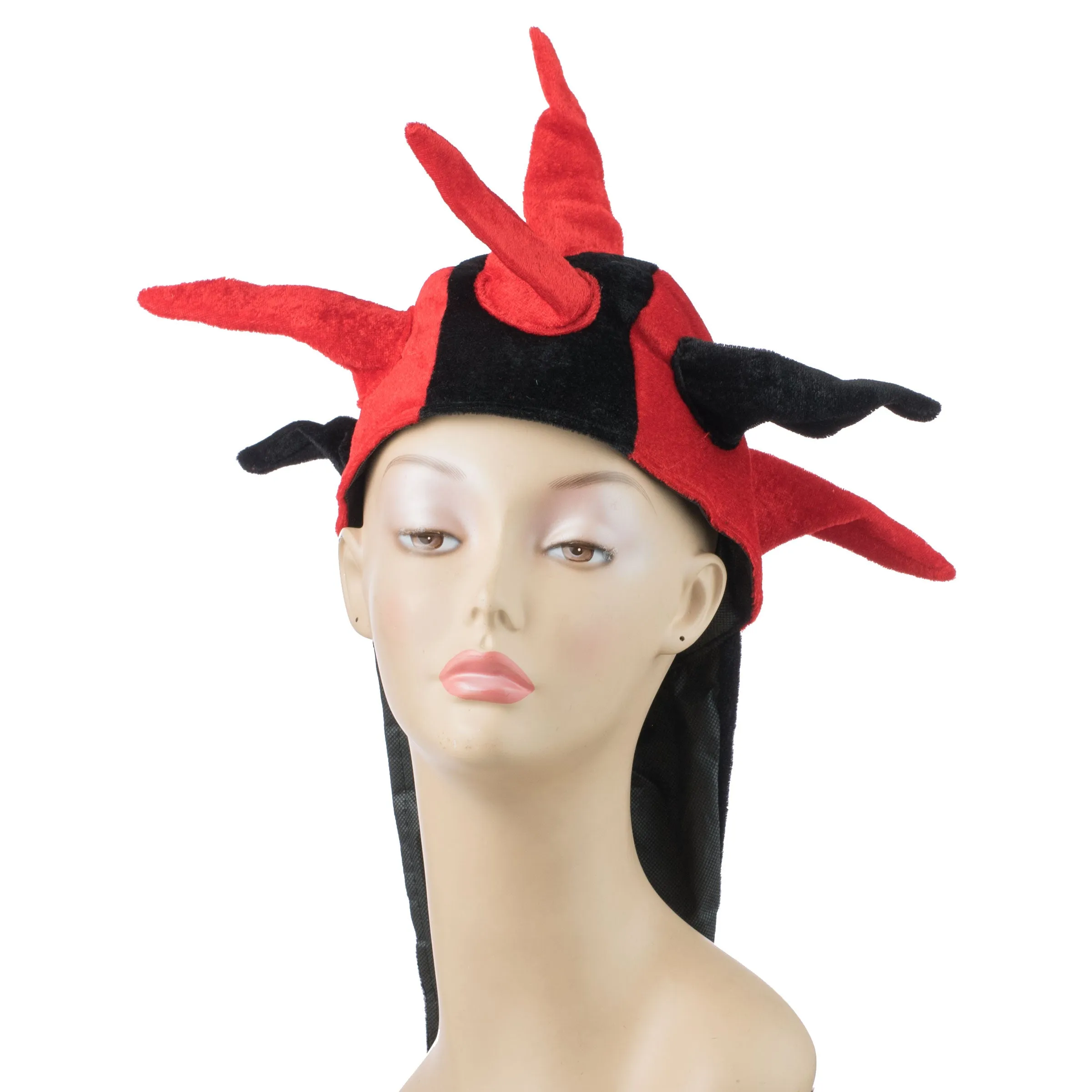 Dragon Hat: Red & Black