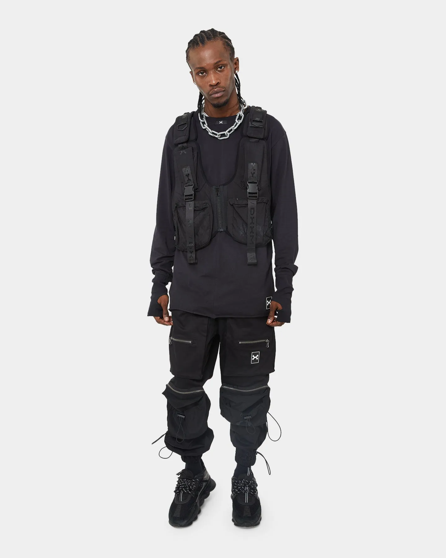 DXXMLIFE L-3 A Chain$aw Utility Vest Black