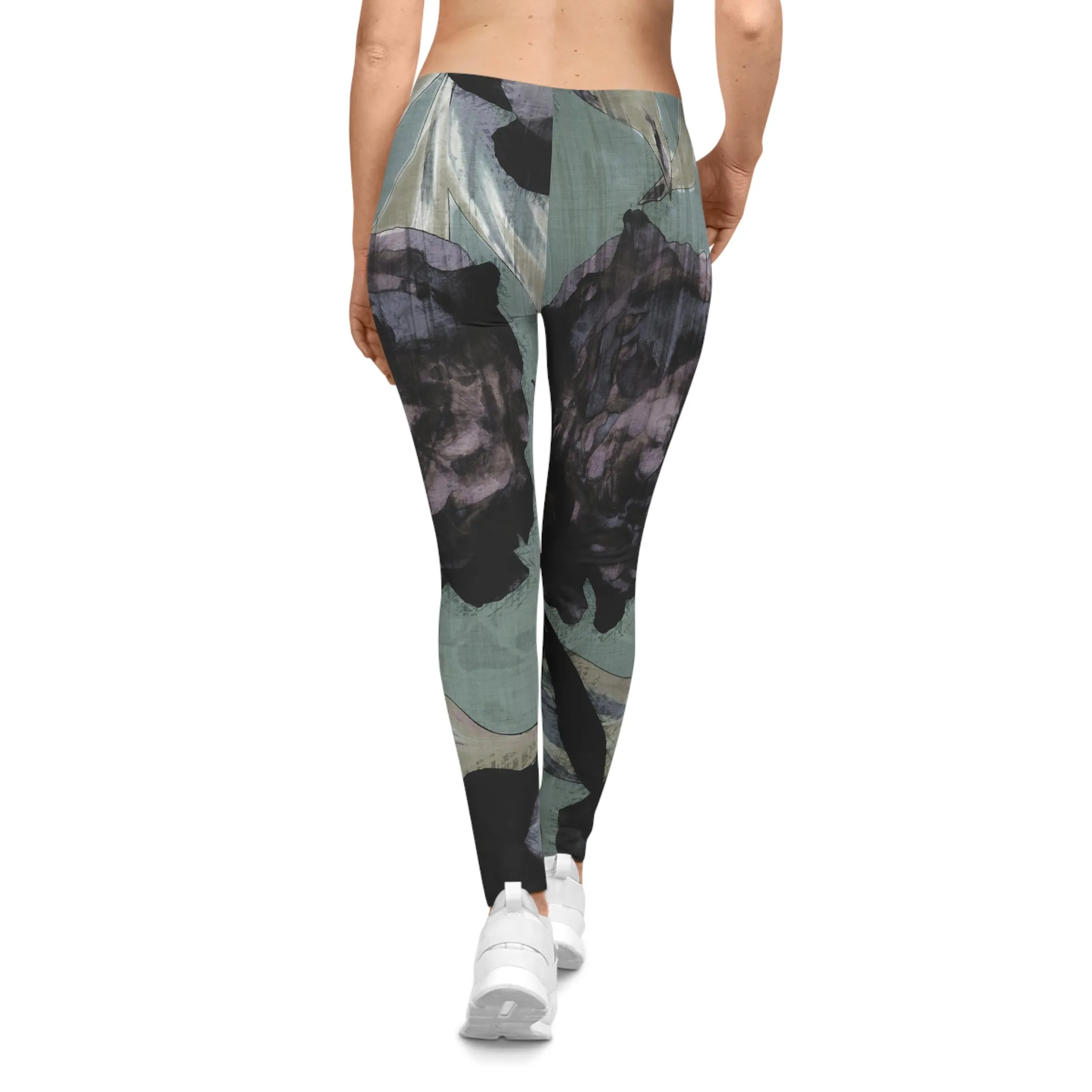 Elegant Floral Women's Casual Leggings – Stylish & Comfortable Activewear