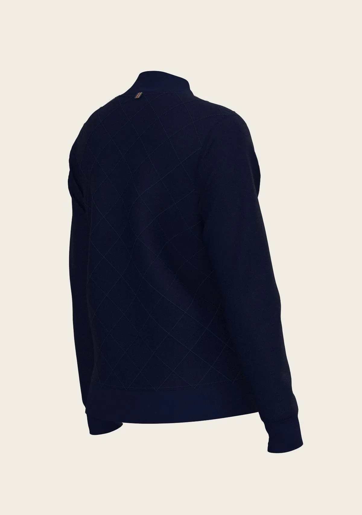  Espoir Equestrian Navy Stripes Reversible Jacket
