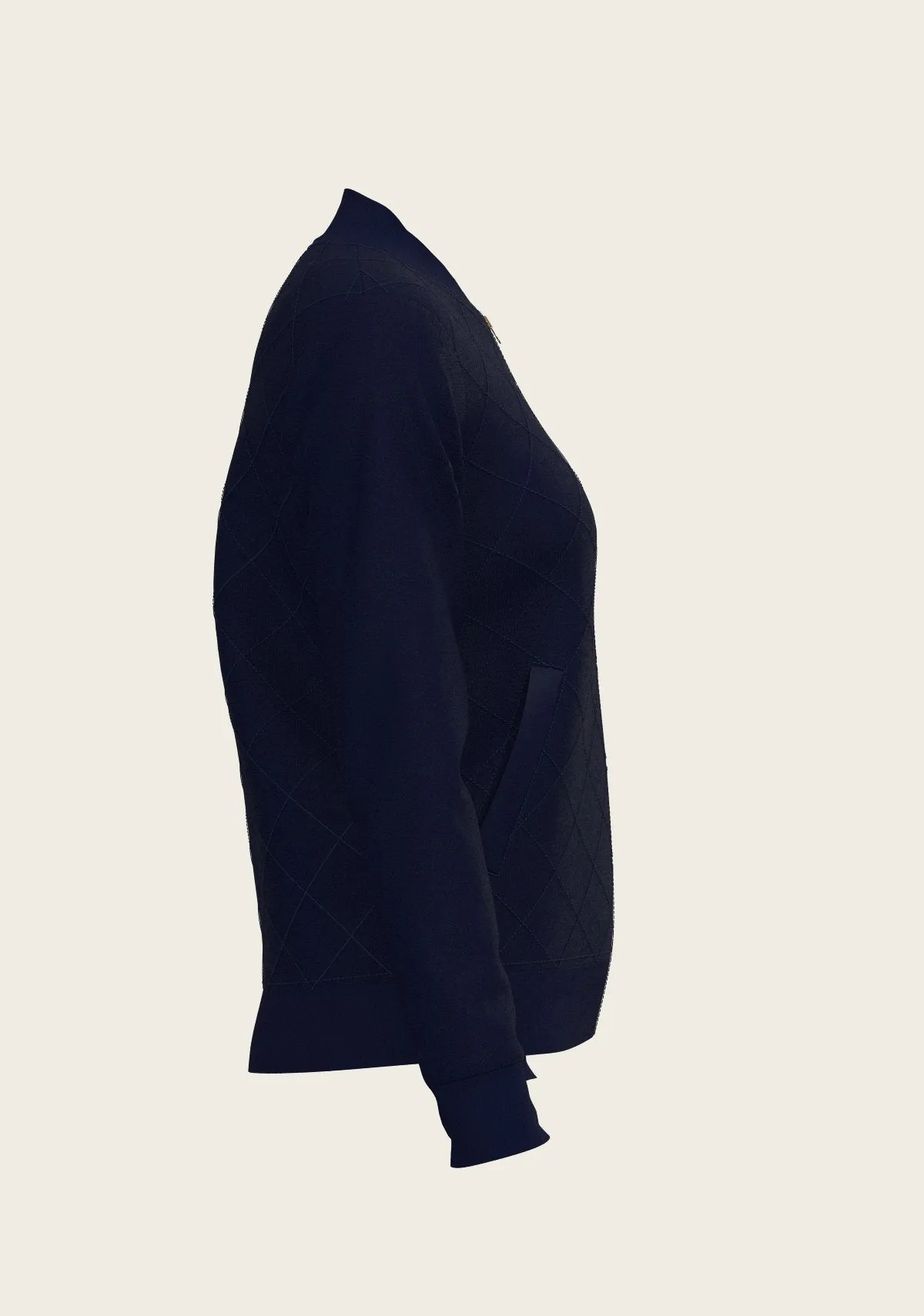  Espoir Equestrian Navy Stripes Reversible Jacket