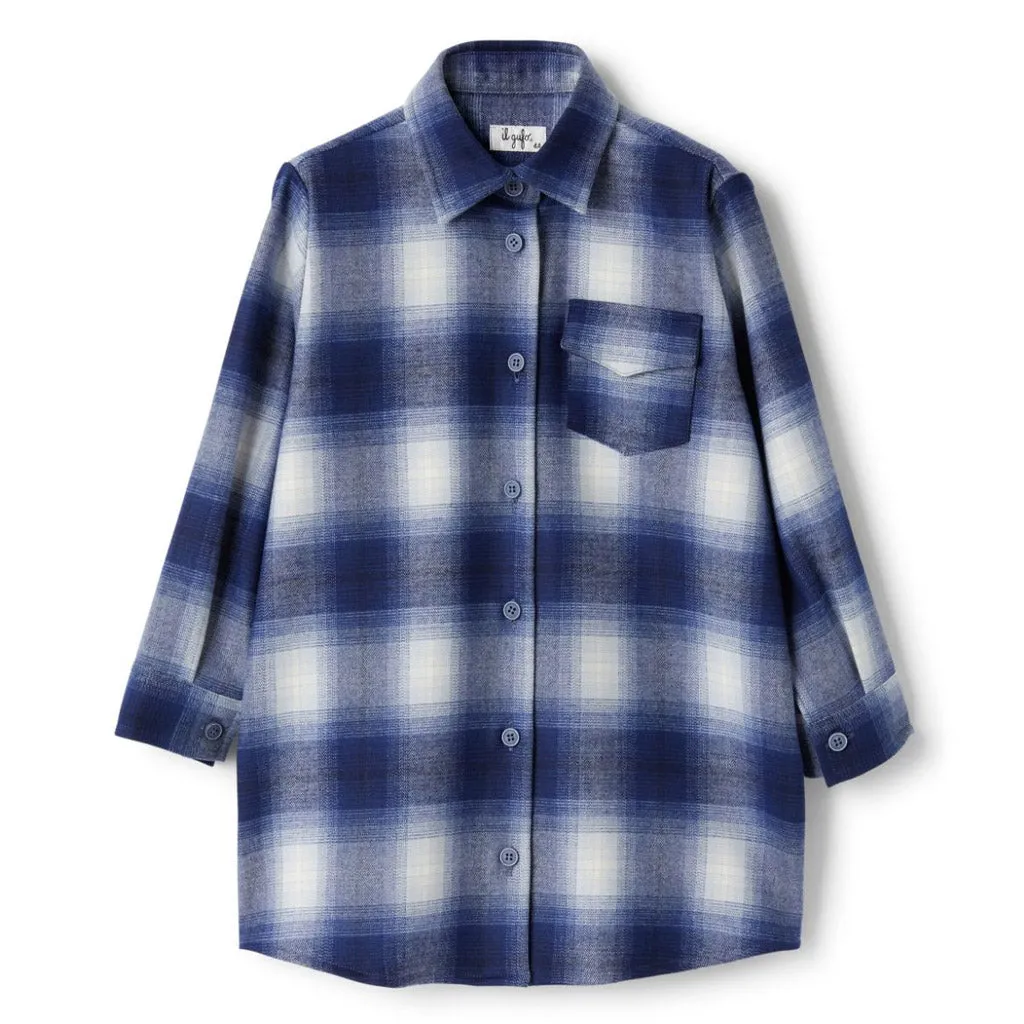 Il Gufo Checked Button Shirt