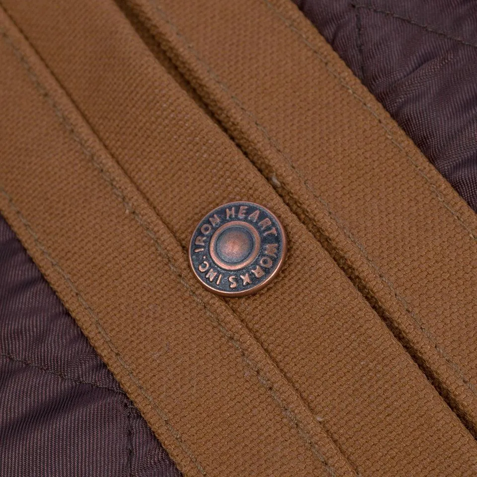 Iron Heart IHM-44-BRN 17oz Duck Type L-2B Flight Jacket - Brown