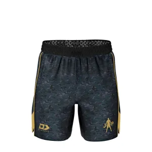 Joseph Parker Mens Black Gold Camo Gym Shorts