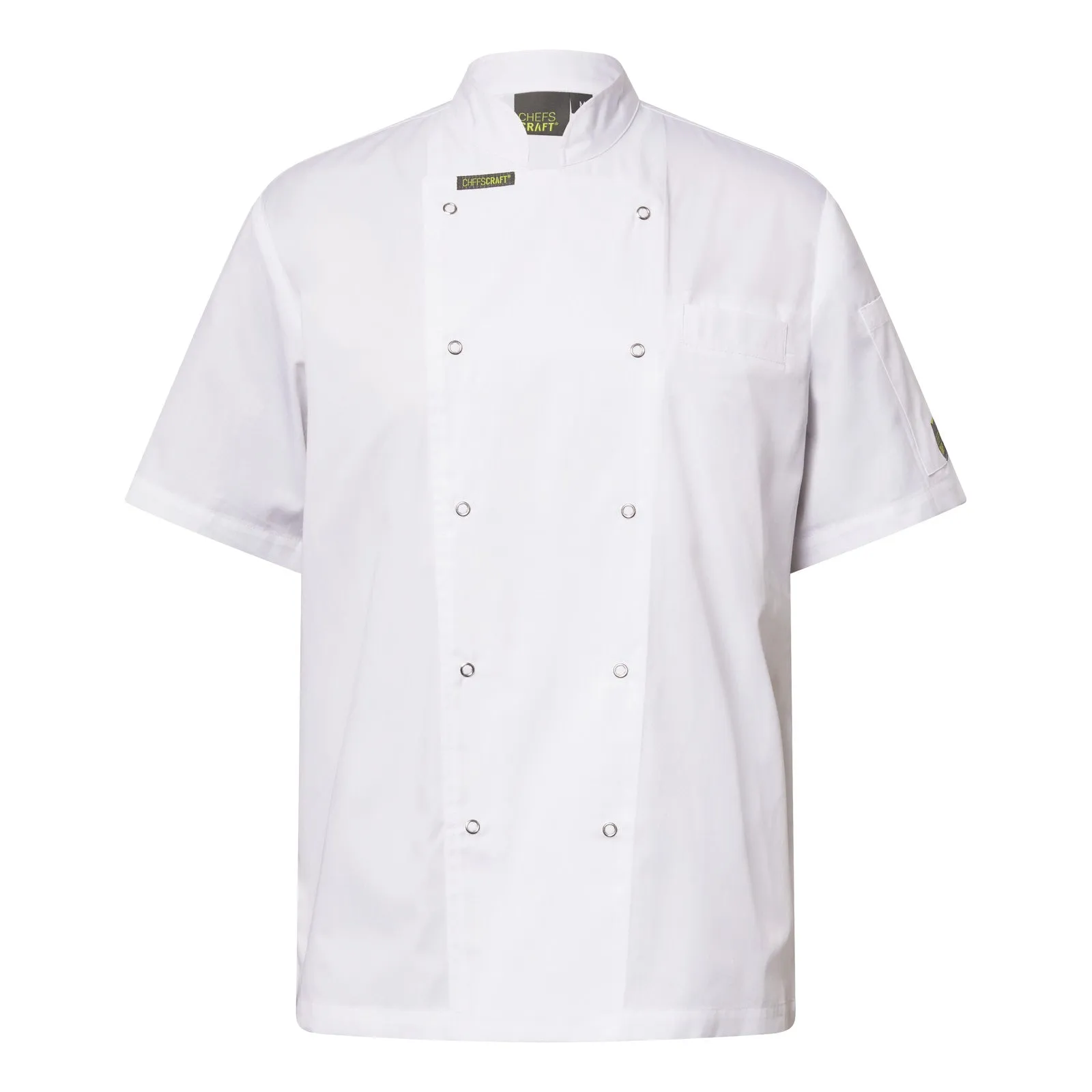 Lightweight Short Sleeve Executive Chefs Jacket with Press Studs (NC-CJ052)