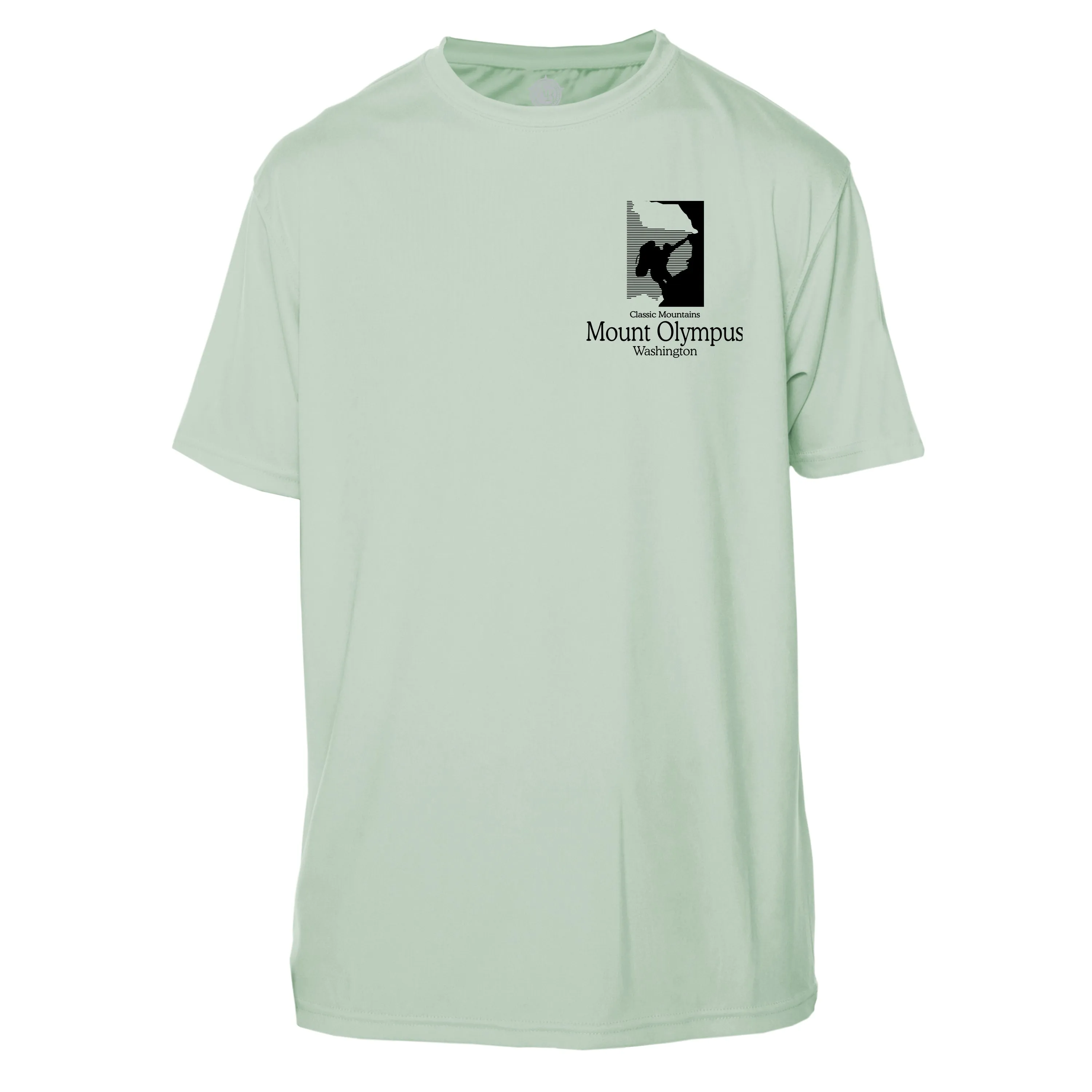 Mount Olympus Classic Mountain Short Sleeve Microfiber Men's T-Shirt