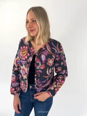 Mya Floral Quilted Jacket