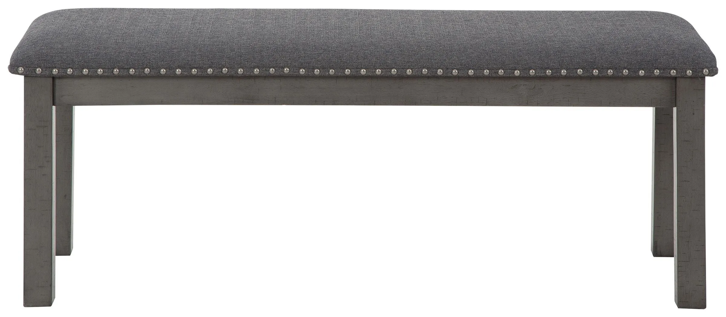 Myshanna - Gray - Upholstered Bench