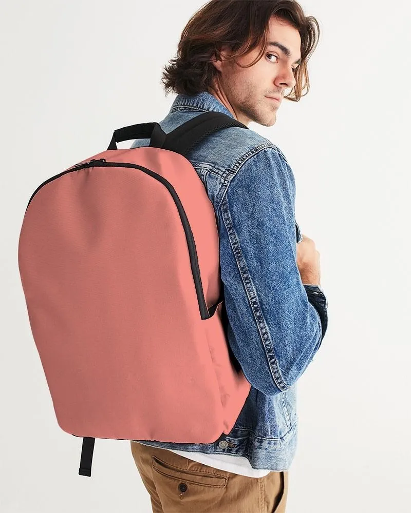 Pastel Pink Red Waterproof Backpack | Bright Pastel Pink Red | C0M60Y45K0