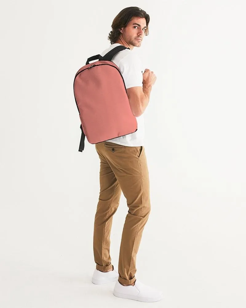 Pastel Pink Red Waterproof Backpack | Bright Pastel Pink Red | C0M60Y45K0