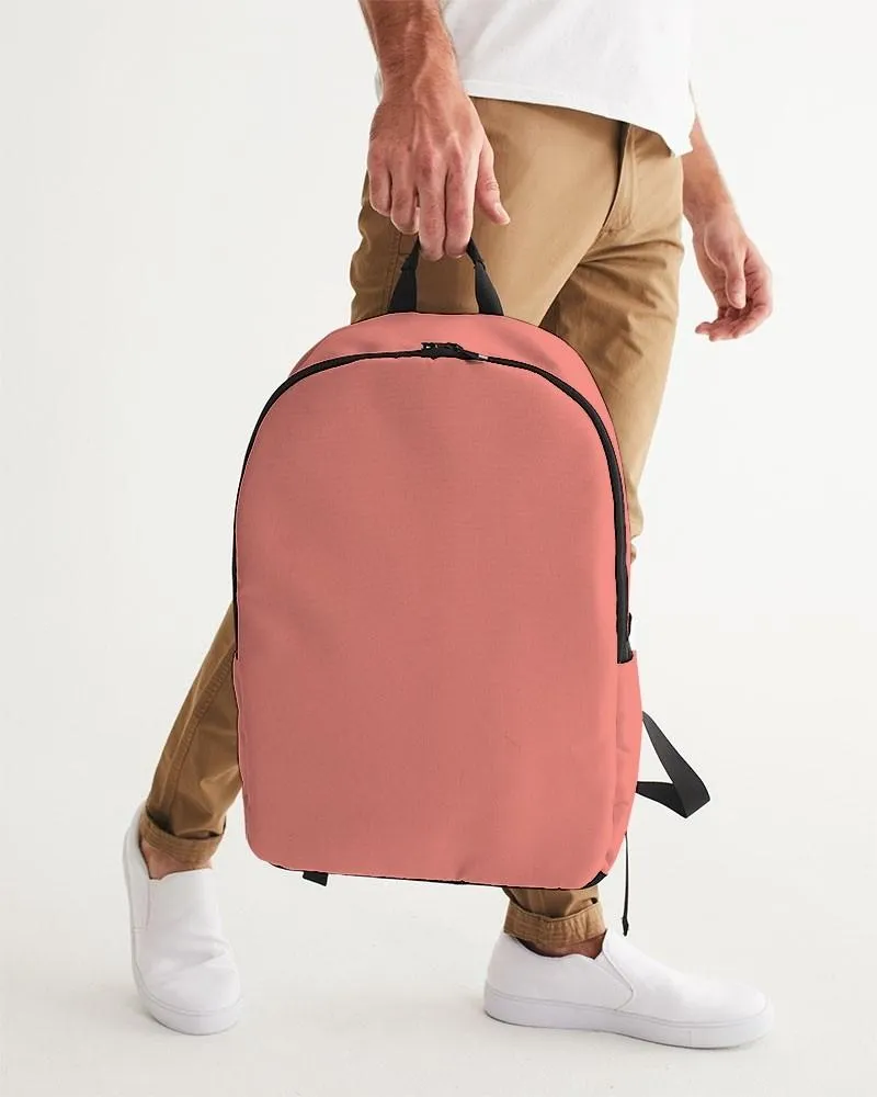 Pastel Pink Red Waterproof Backpack | Bright Pastel Pink Red | C0M60Y45K0