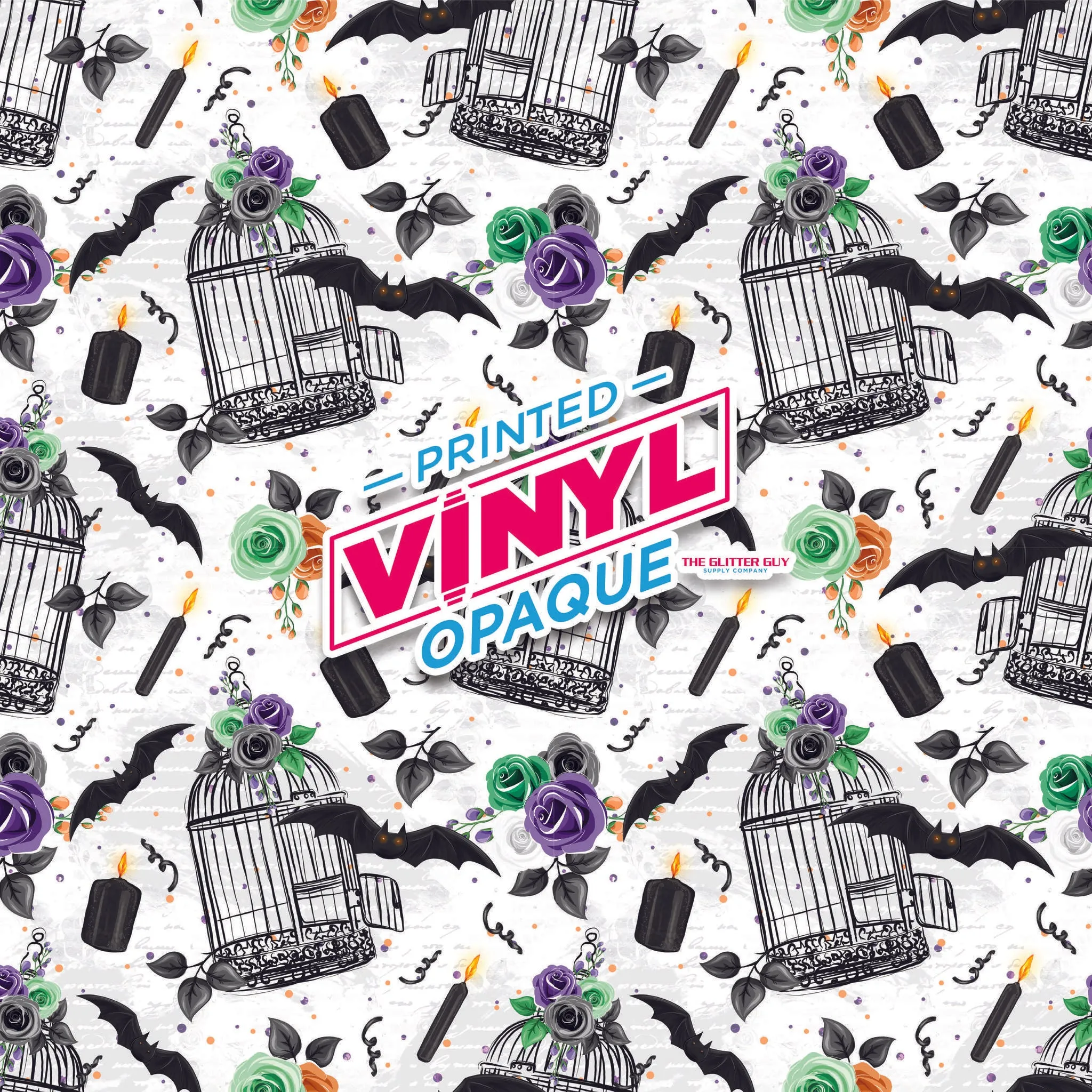 Printed Vinyl - Cage Free Floral