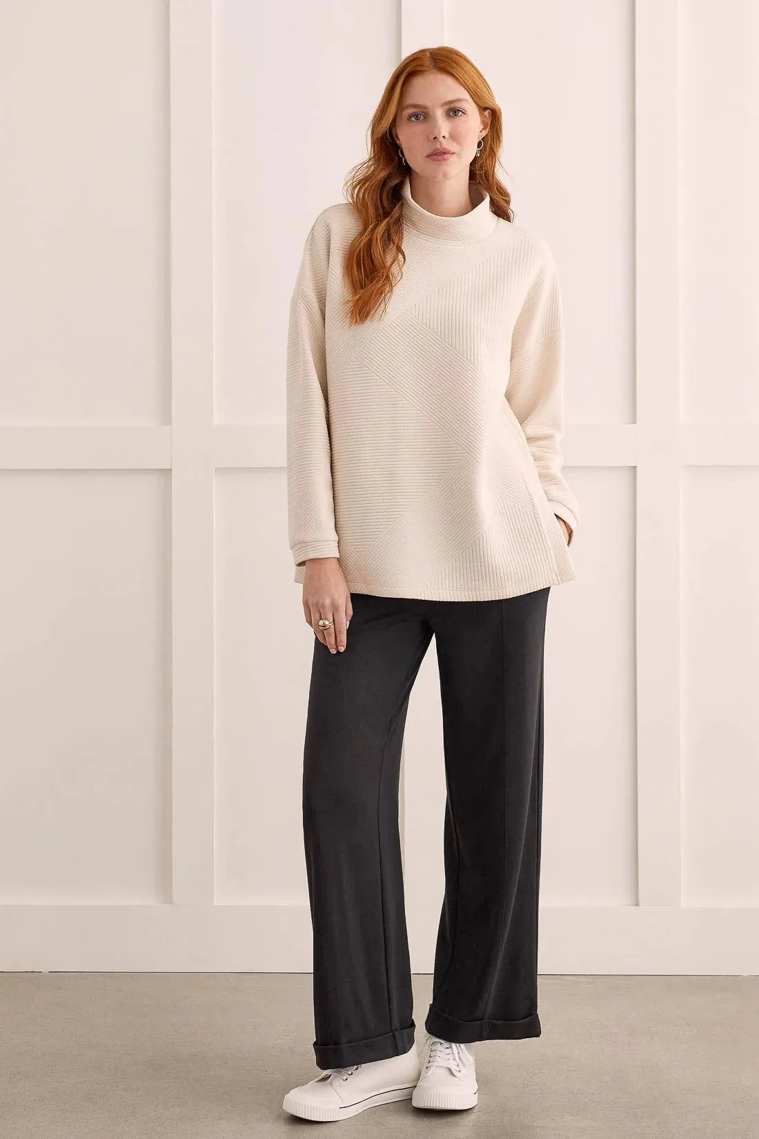 Quilted Knit Tunic