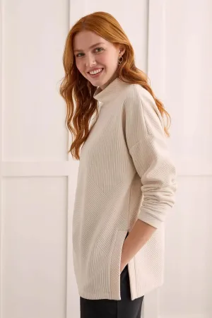 Quilted Knit Tunic