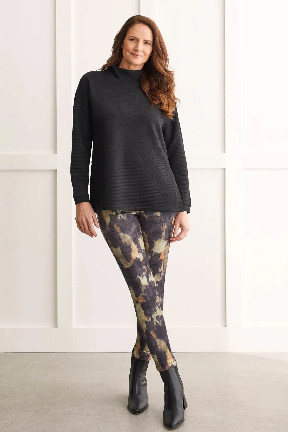 Quilted Knit Tunic