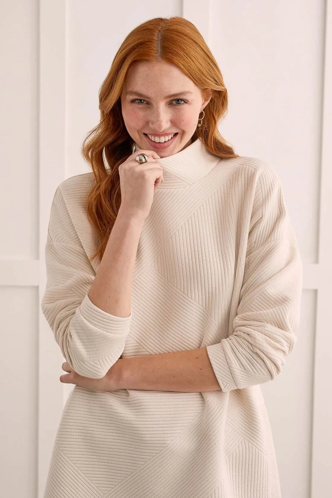 Quilted Knit Tunic