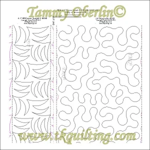 R118 6.5" Woven Jungle 2 and 14" Meander E2E
