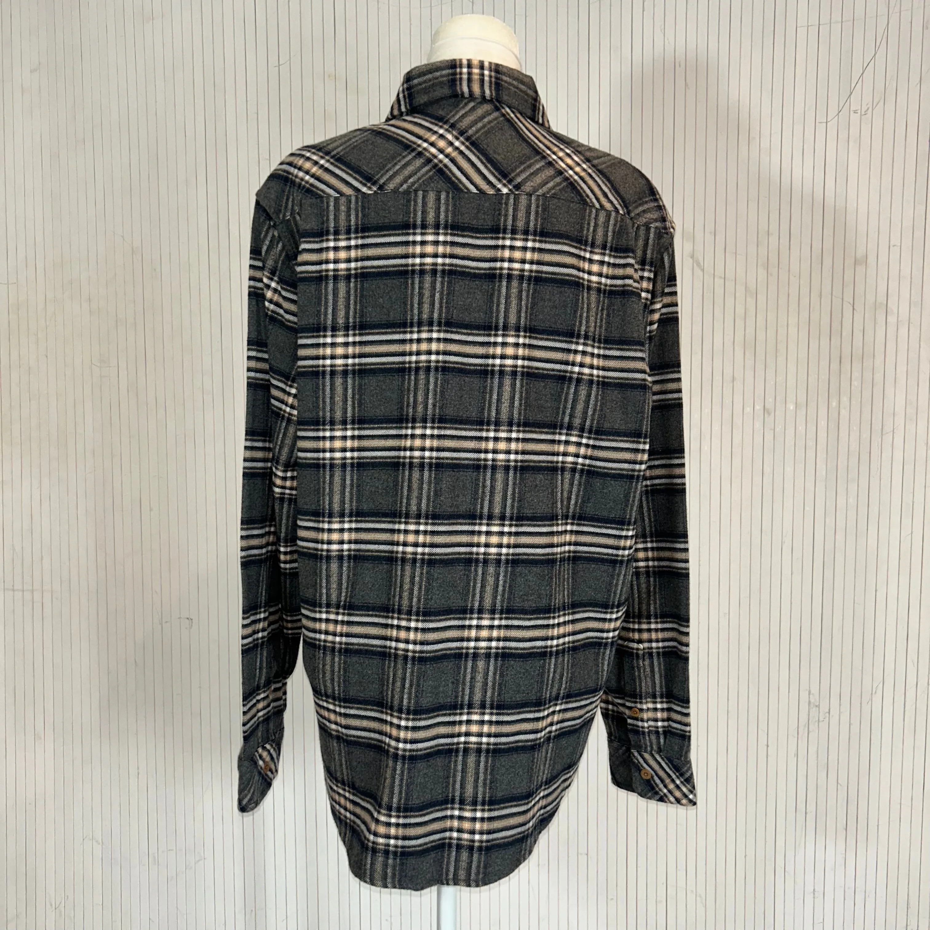 Rails Brand New Grey Check Flannel Shirt L