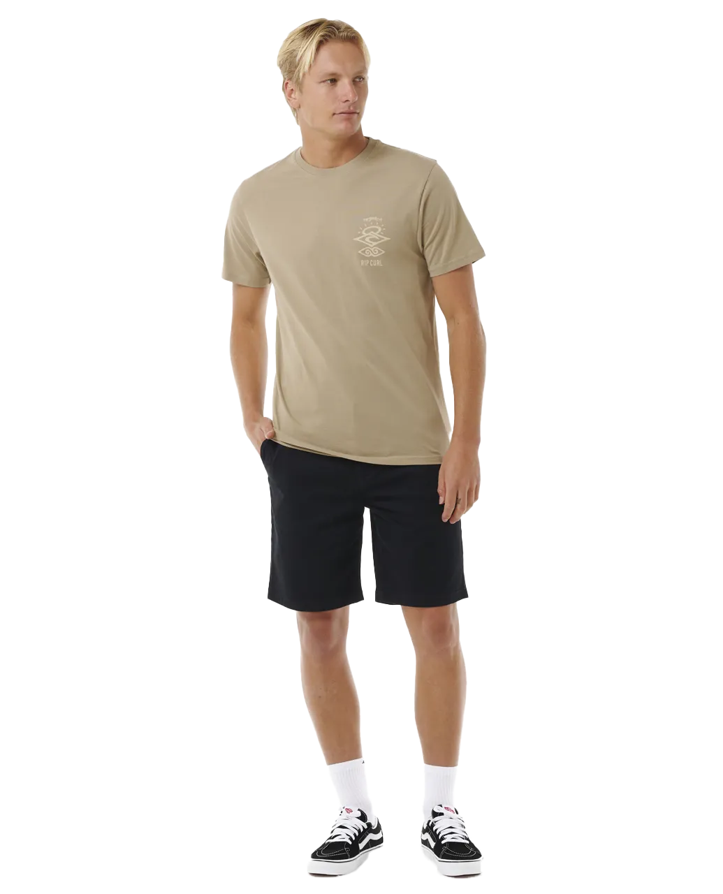 Search Icon T-Shirt in Sand Dune