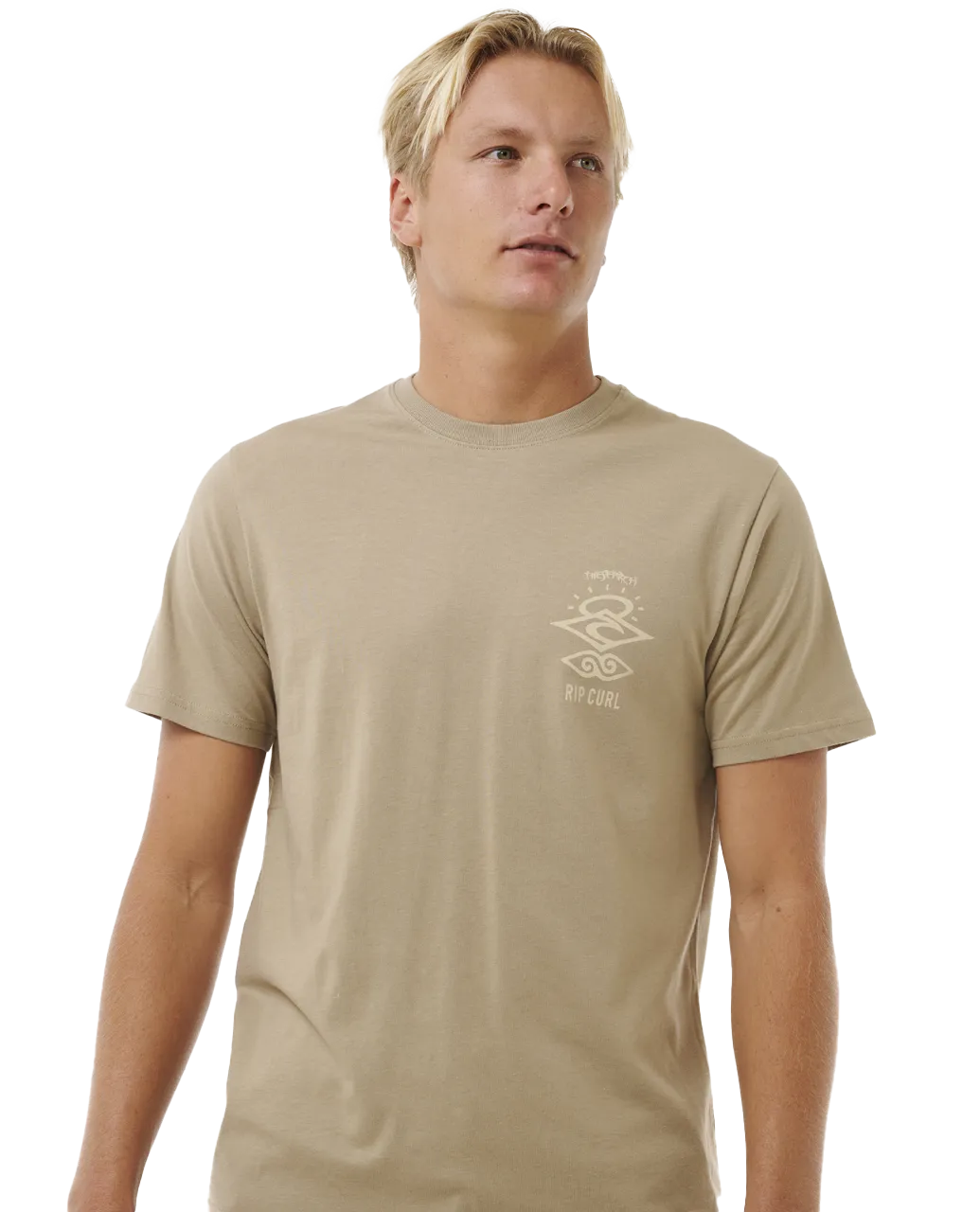 Search Icon T-Shirt in Sand Dune