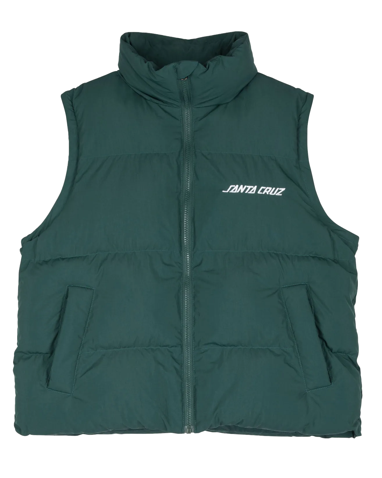 Strip 2 In 1 Quilted Jacket in Emerald