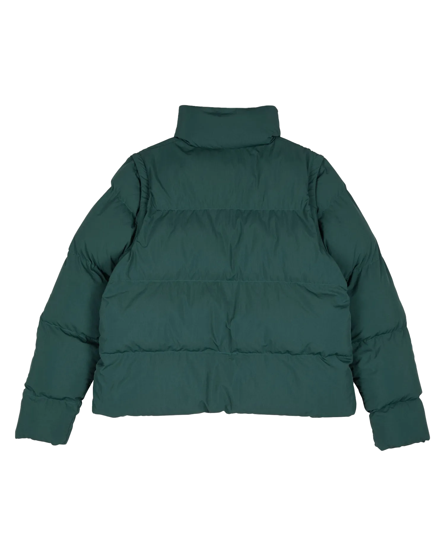 Strip 2 In 1 Quilted Jacket in Emerald