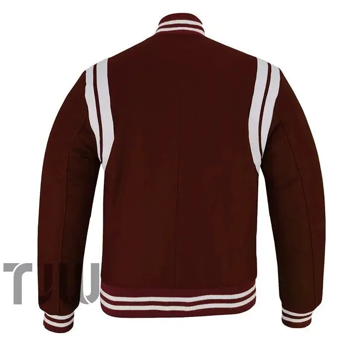 Teddy - Dark Maroon White D/Strips