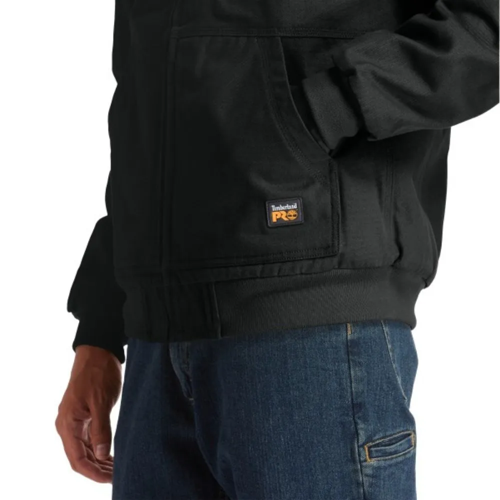 Timberland PRO® Men's Gritman Lined Canvas Hooded Jacket - Black TB0A1VB4015