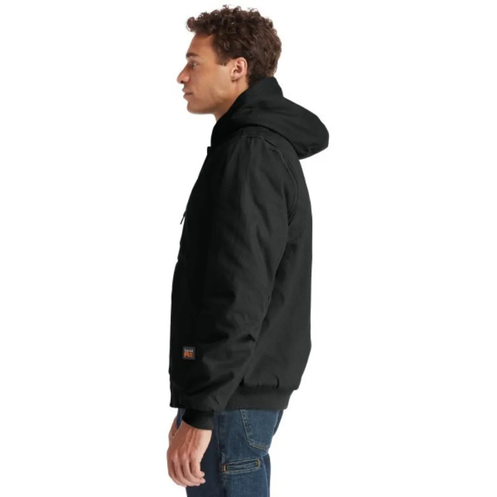 Timberland PRO® Men's Gritman Lined Canvas Hooded Jacket - Black TB0A1VB4015