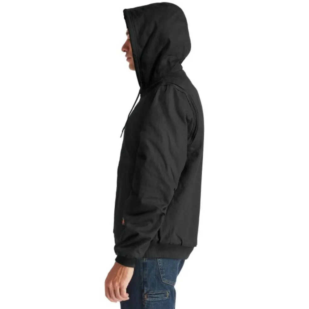 Timberland PRO® Men's Gritman Lined Canvas Hooded Jacket - Black TB0A1VB4015
