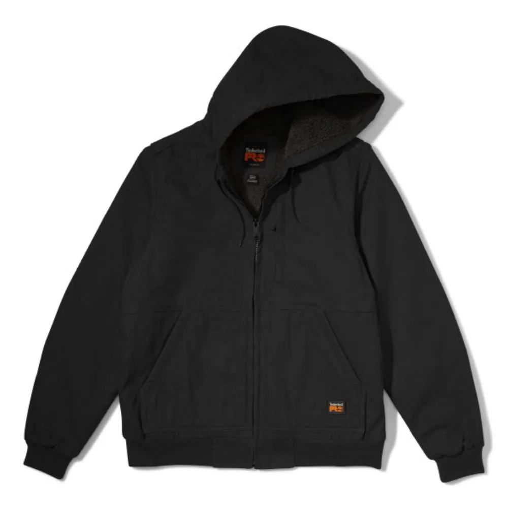 Timberland PRO® Men's Gritman Lined Canvas Hooded Jacket - Black TB0A1VB4015
