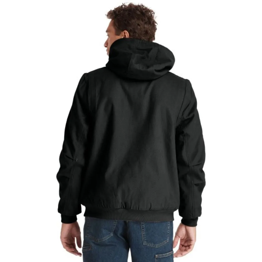 Timberland PRO® Men's Gritman Lined Canvas Hooded Jacket - Black TB0A1VB4015
