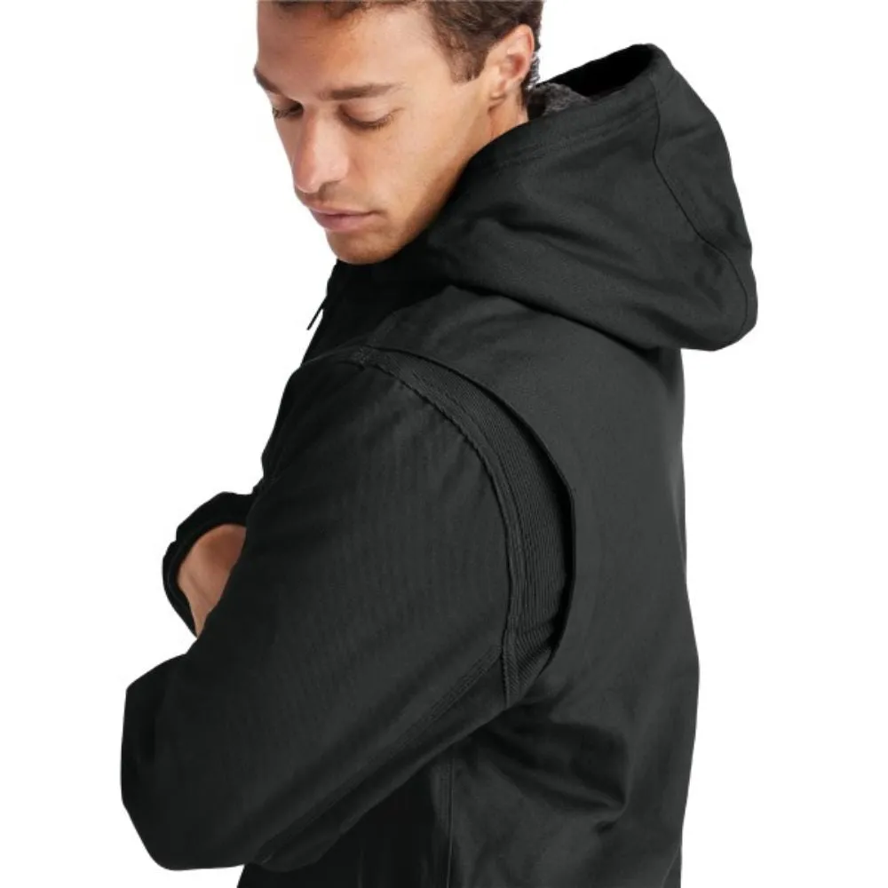 Timberland PRO® Men's Gritman Lined Canvas Hooded Jacket - Black TB0A1VB4015