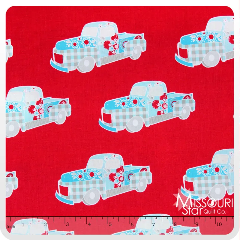 Twice as Nice - Spice Truck Red Yardage